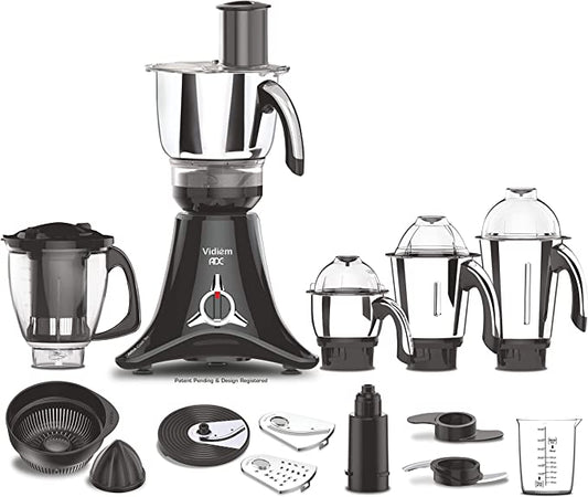 Vidiem Vstar ADC 750 Watt Mixer Grinder with UL Certified Motor - 110V with 5 Jars SPECIAL DIWALI SALE