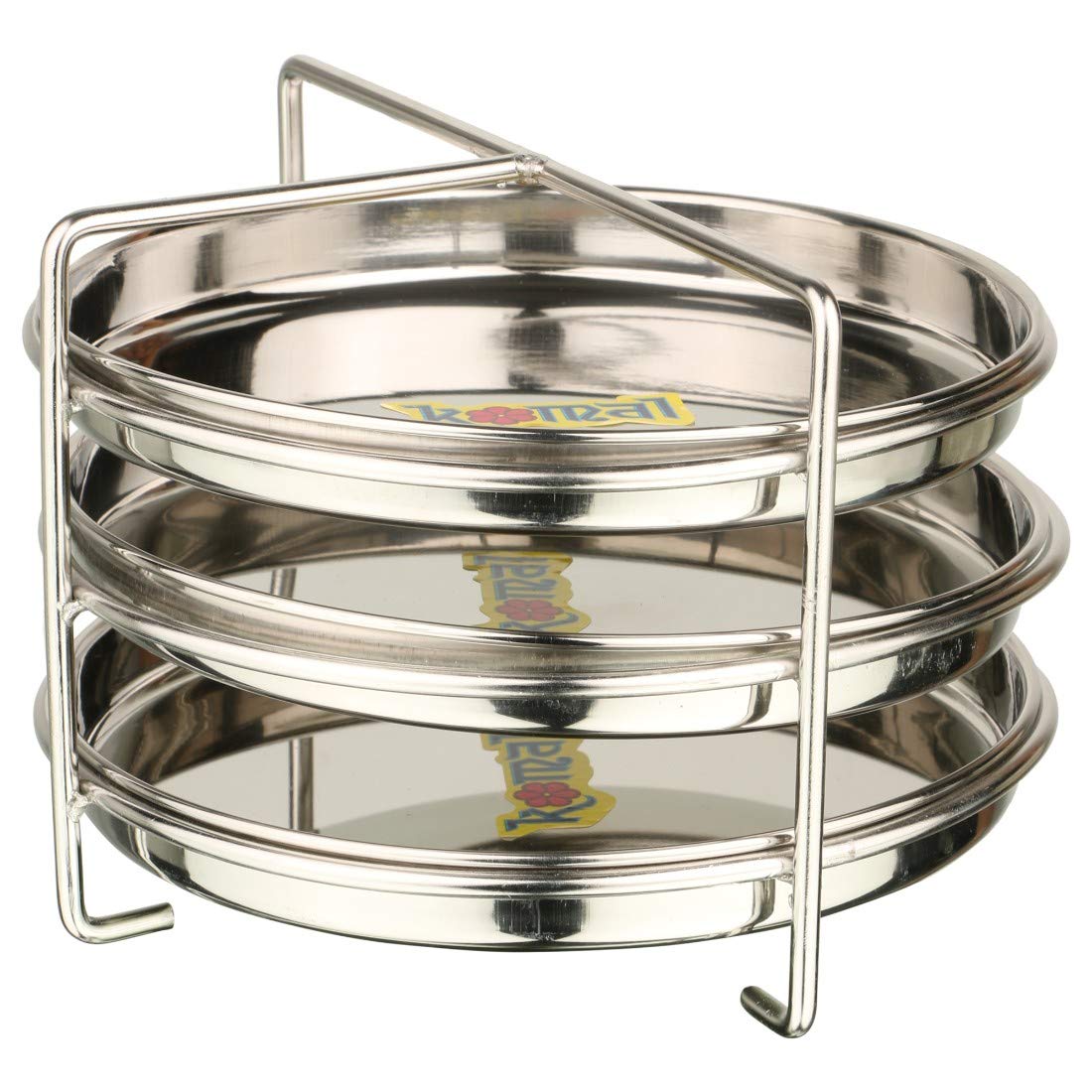 Stainless Steel Dhokla MultiPurpose Stand 3 Plates