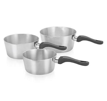 Stainless Steel milk pan 4 pieces set - Diamond Trading Inc