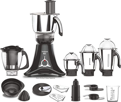 Vidiem Vstar ADC 750 Watt Mixer Grinder - 110V with 5 Jars