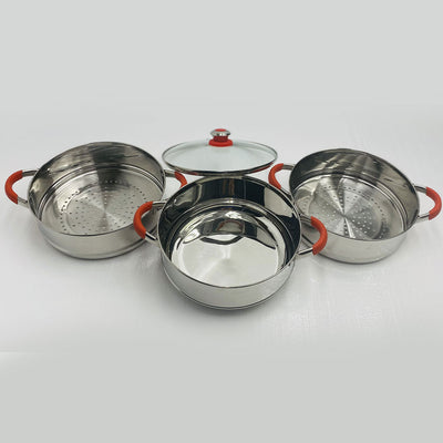 Multi-Steamer with Glass Lid