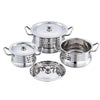 Expresso Stainless Steel  Cooking Dish 6 Pieces with Lid